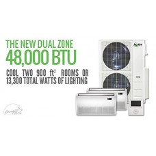 Aura Systems 48k BTU Dual Zone Mini Split Air Conditioner - B074MG99TB